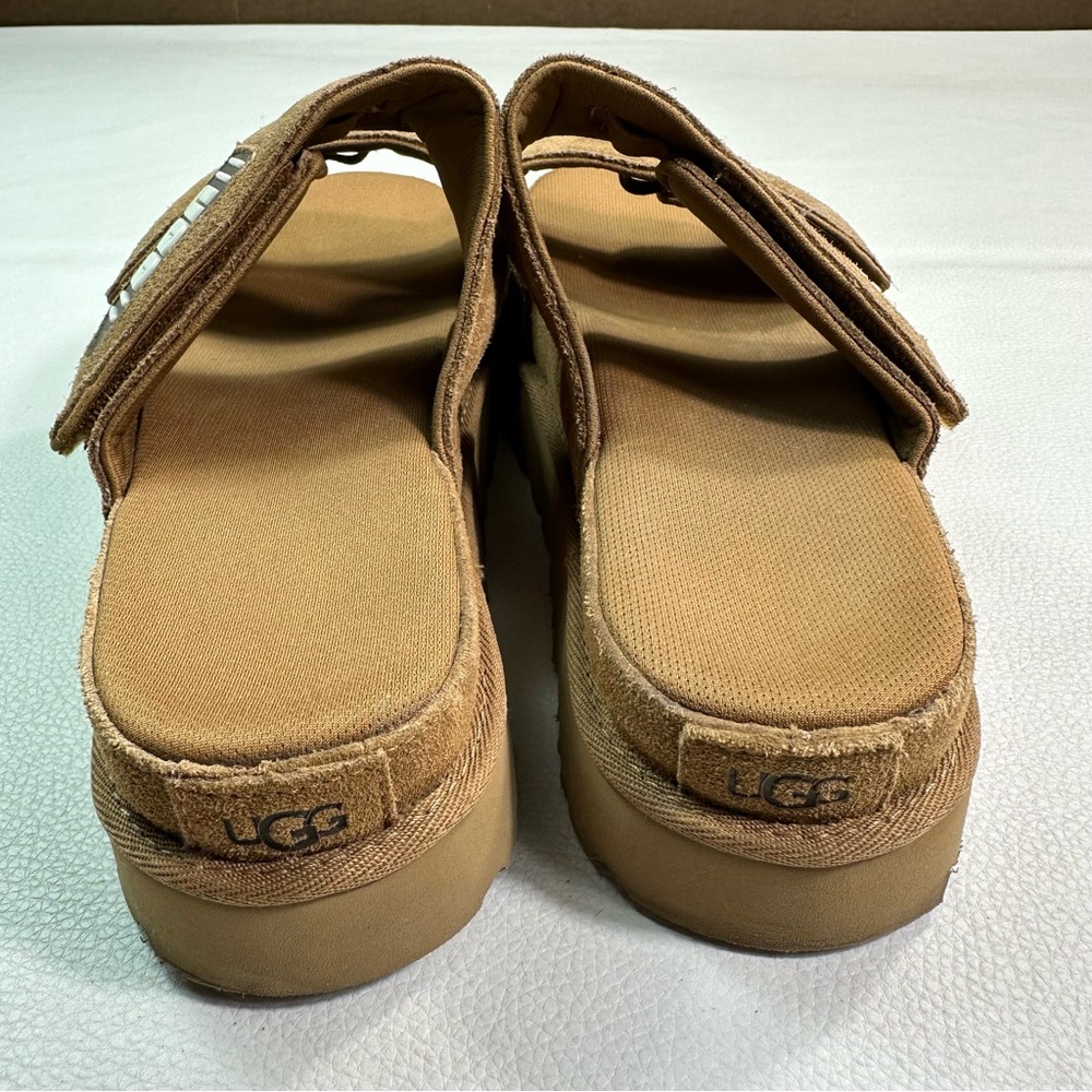 UGG Greer Suede Slip On Platform Sandals - Picture 5 of 7